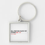 Bill posters paste pot  Avenue  Metal Keychains