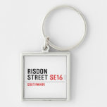 RISDON STREET  Metal Keychains