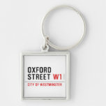 oxford  street  Metal Keychains