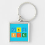 cutey
 pies  Metal Keychains