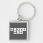 science
 rules  Metal Keychains