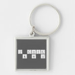 I Love
 K Ar I  Metal Keychains