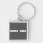 Ahmad bazama  Metal Keychains