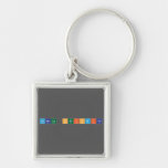Tabela periodica  Metal Keychains