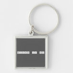 Science is coo  Metal Keychains