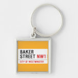 Baker Street  Metal Keychains