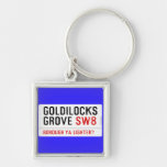 GOLDILOCKS GROVE  Metal Keychains