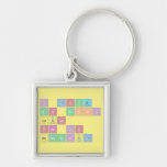 I love 
 Ms Nikki
 Cause
 She is
 Beautiful    Metal Keychains
