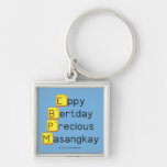 Eppy 
 Bertday
 Precious
 Masangkay  Metal Keychains