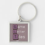 Game
 Letter
 Tiles  Metal Keychains