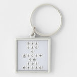 Think 
 like 
 a 
 protone 
 And 
 stay 
 positive  Metal Keychains