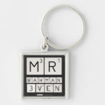 MR
 BAHMAN
 3VEN  Metal Keychains