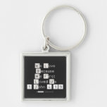 We Love
 Because
 He First 
 Loved Us
 1 John 4:19  Metal Keychains