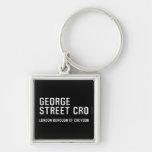 George  Street  Metal Keychains