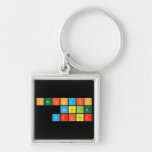 Periodic Table Writer  Metal Keychains
