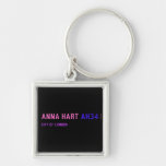 Anna Hart  Metal Keychains