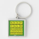 Keep 
 Calm 
 Gilbert 
 Loves 
 Faridah   Metal Keychains