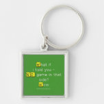 What if
 i told you -
 NO game in that
 side?
 Wow  Metal Keychains