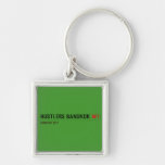 hustlers bangkok  Metal Keychains