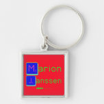Marion
 Janssen  Metal Keychains