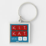 KIT
 KAT
 stis 55  Metal Keychains