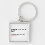 London electrical  24/7    Metal Keychains