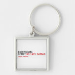 Cathy's Cake Street  Metal Keychains