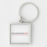 Fulham road  Metal Keychains