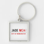 Jade  Metal Keychains