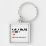 Karla marie STREET   Metal Keychains
