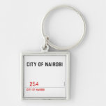 city of nairobi       Metal Keychains
