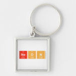 Neon  Metal Keychains