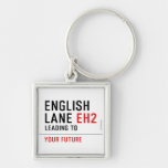English  Lane  Metal Keychains