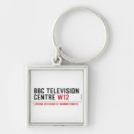 BBC TELEVISION CENTRE  Metal Keychains
