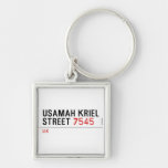usamah kriel street  Metal Keychains