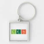Lets  Metal Keychains