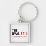 THE OVAL  Metal Keychains