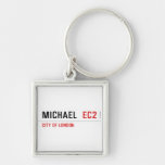 Michael   Metal Keychains