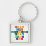 Isten
 aki 
 megsegit
  engem
 Bizok 
 benne  Metal Keychains