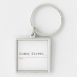 Drama Street  Metal Keychains
