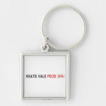 Keats Vale  Metal Keychains