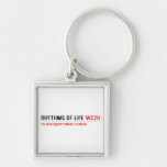 Rhythms of Life  Metal Keychains