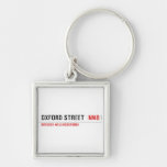 Oxford street   Metal Keychains