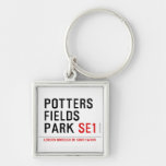 potters fields park  Metal Keychains