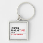 London Road.Net  Metal Keychains