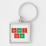 candy
 cane  Metal Keychains