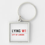 Lying  Metal Keychains