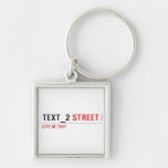 TEXT_2  Metal Keychains