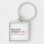 REGENT STREET  Metal Keychains
