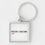 Present Lane.com  Metal Keychains